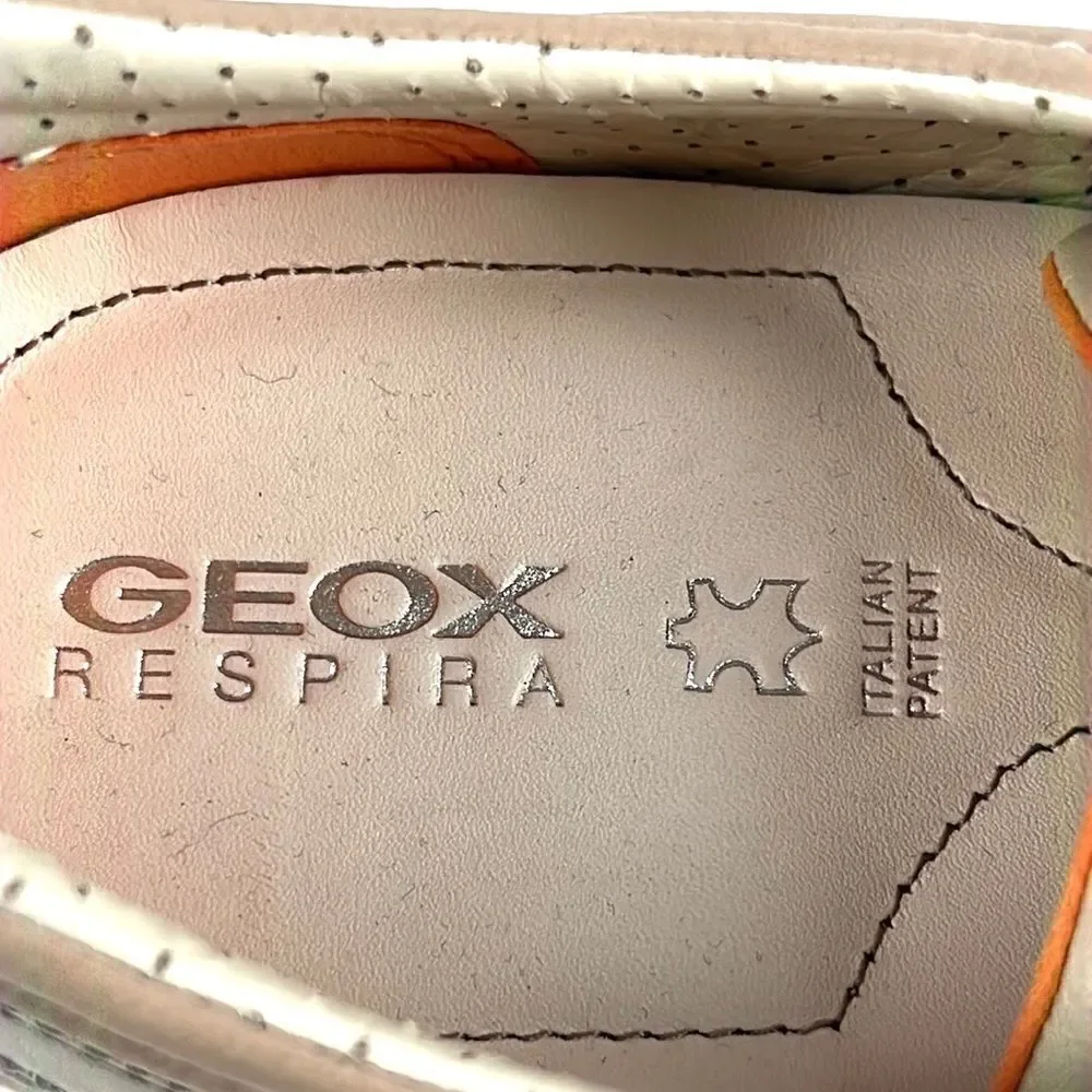 Geox Lightweight Comfort Beige Respira Sneaker Shoes Size EUR 39, US 9